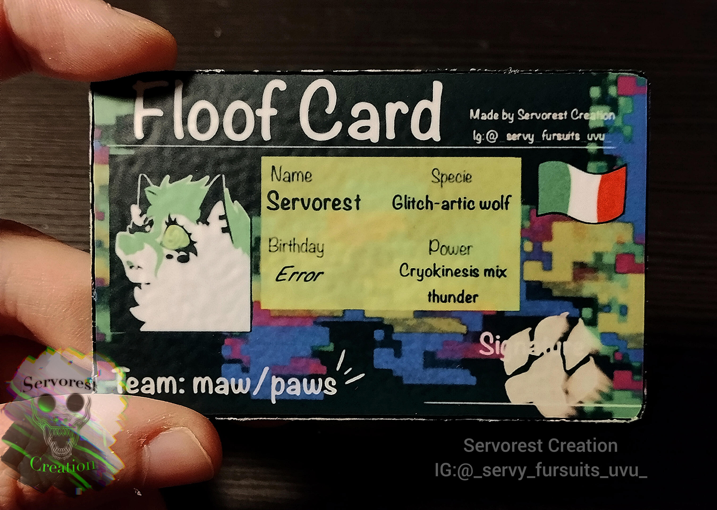 Floof Card: €15